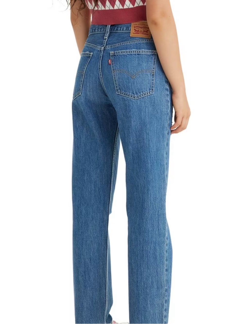 Levi's Straight Leg Jeans in Classic Blue Wash